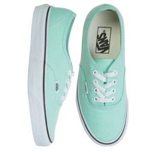 VANS Classic Beach Glass Mint Green Skater Sneakers - Women's Size 6.5, Mens 5